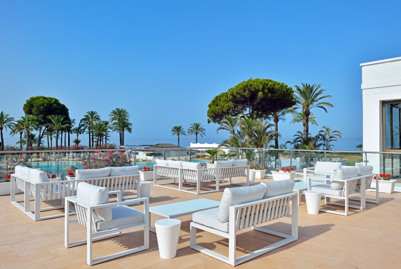Chill-out terrace with sea views