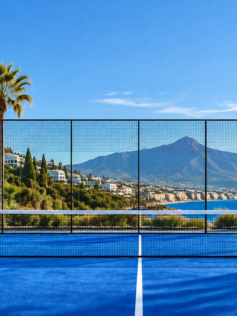 Padel court with sea view, Costa del Sol